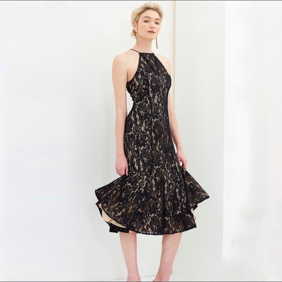 KEEPSAKE the Label Dresses Keepsake Dreamers Lace Midi Dress Black